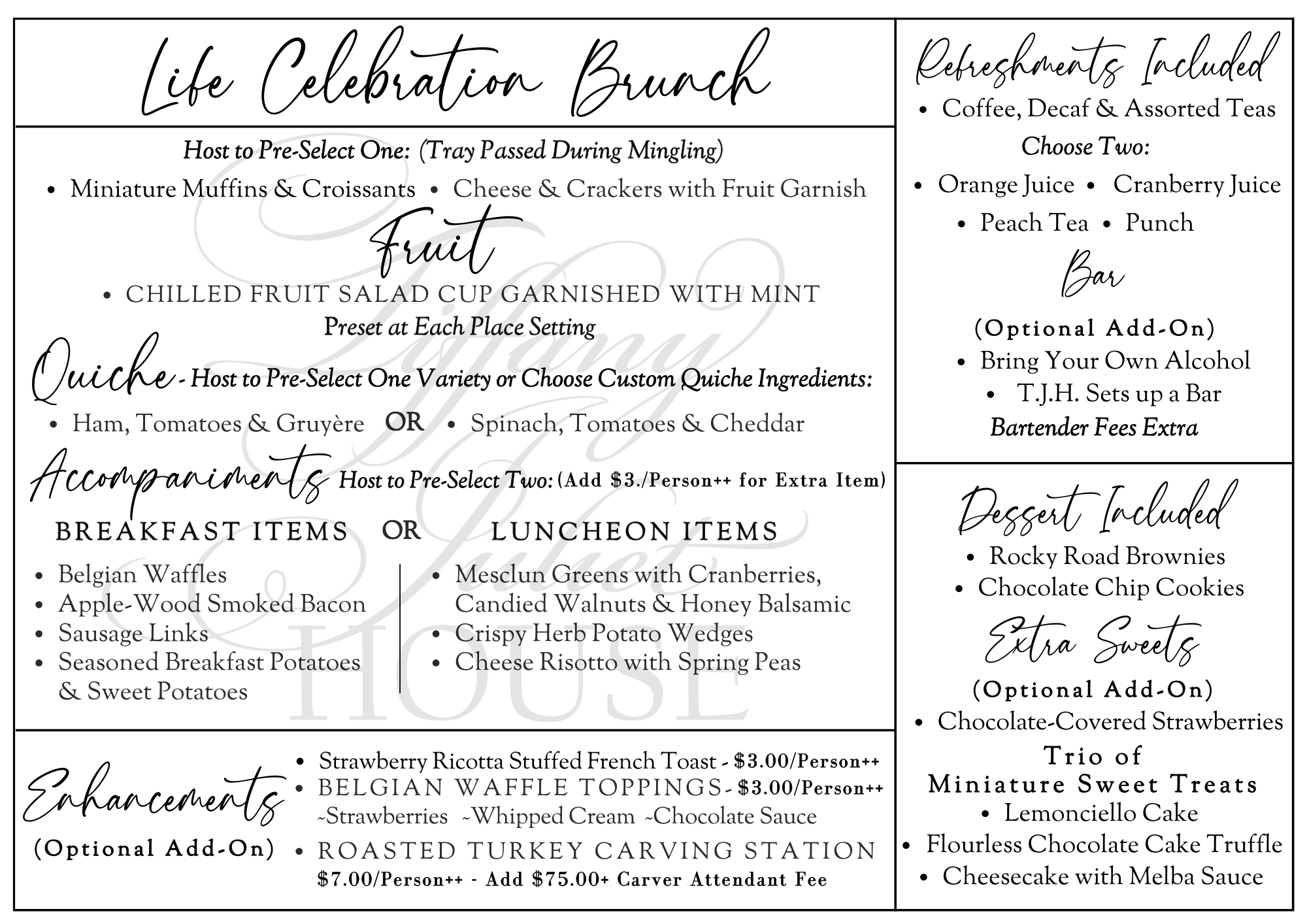 Life Celebration Brunch