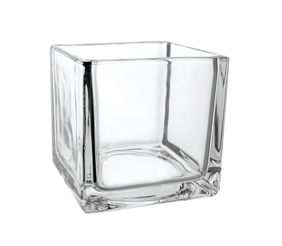Vase-Cube Glass<br>4