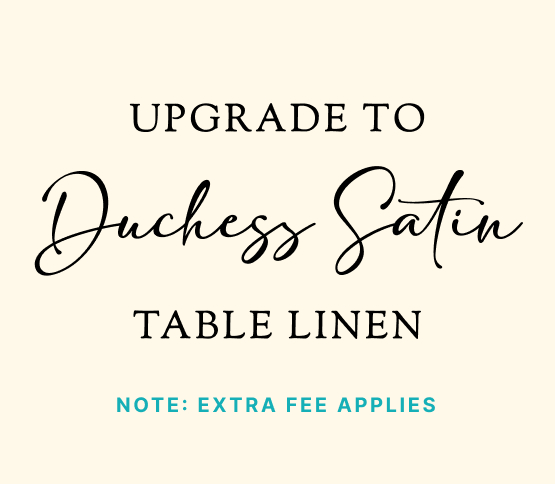 Duchess Satin Specialty Table Linen