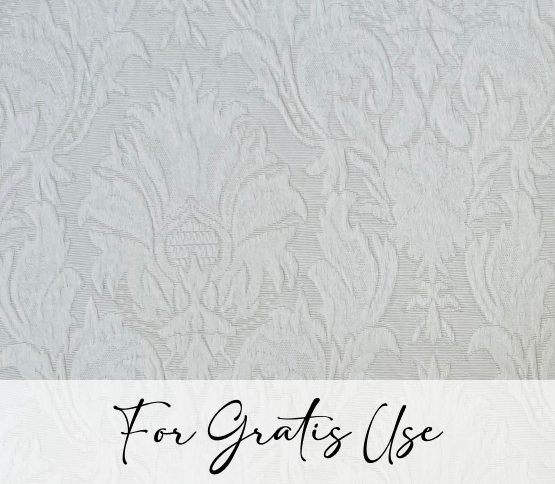 Light Ivory Damask Pattern - Overlay