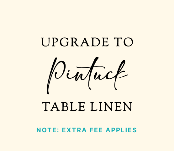 Pintuck Specialty Table Linen