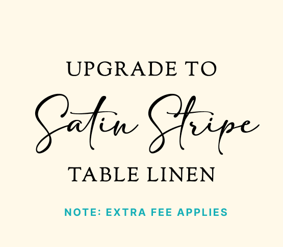 Satin Stripe Specialty Table Linen