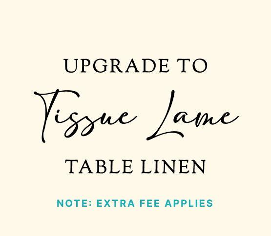 Tissue Lame Specialty Table Linen